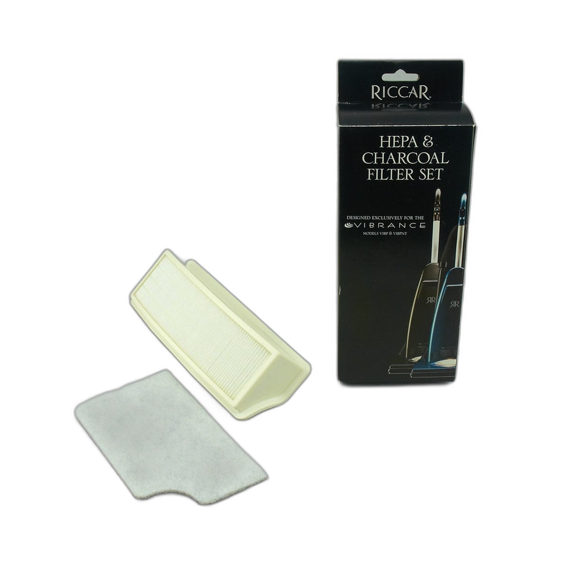 Riccar Vibrance Premium Filter Set, HEPA Post and Charcoal Secondary