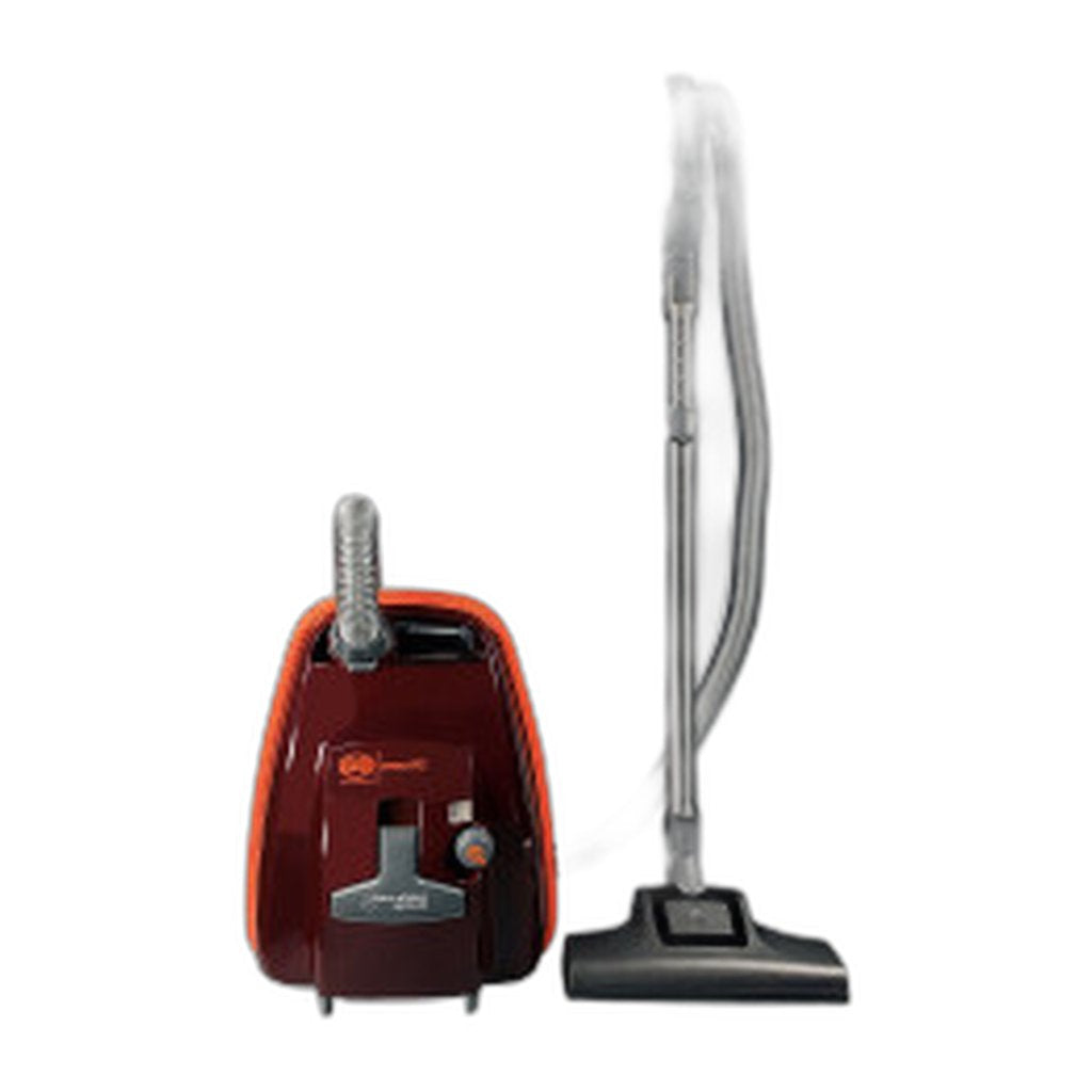 SEBO AIRBELT K2 Turbo Canister Vacuum with 8365GS Turbo Head — Black Cherry