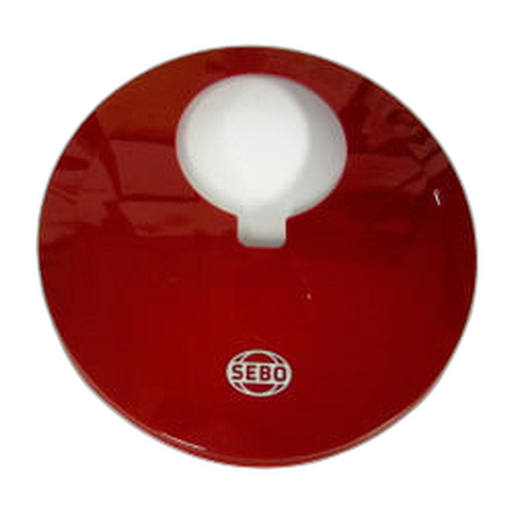 SEBO Bag Compartment Cover for D4 Canisters, Red with Printed Graphics