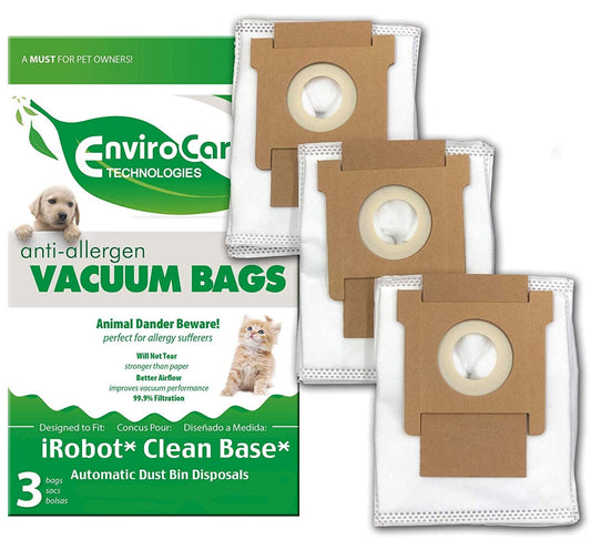 EnviroCare A896 Bags for Roomba Clean Base, 3-Pack