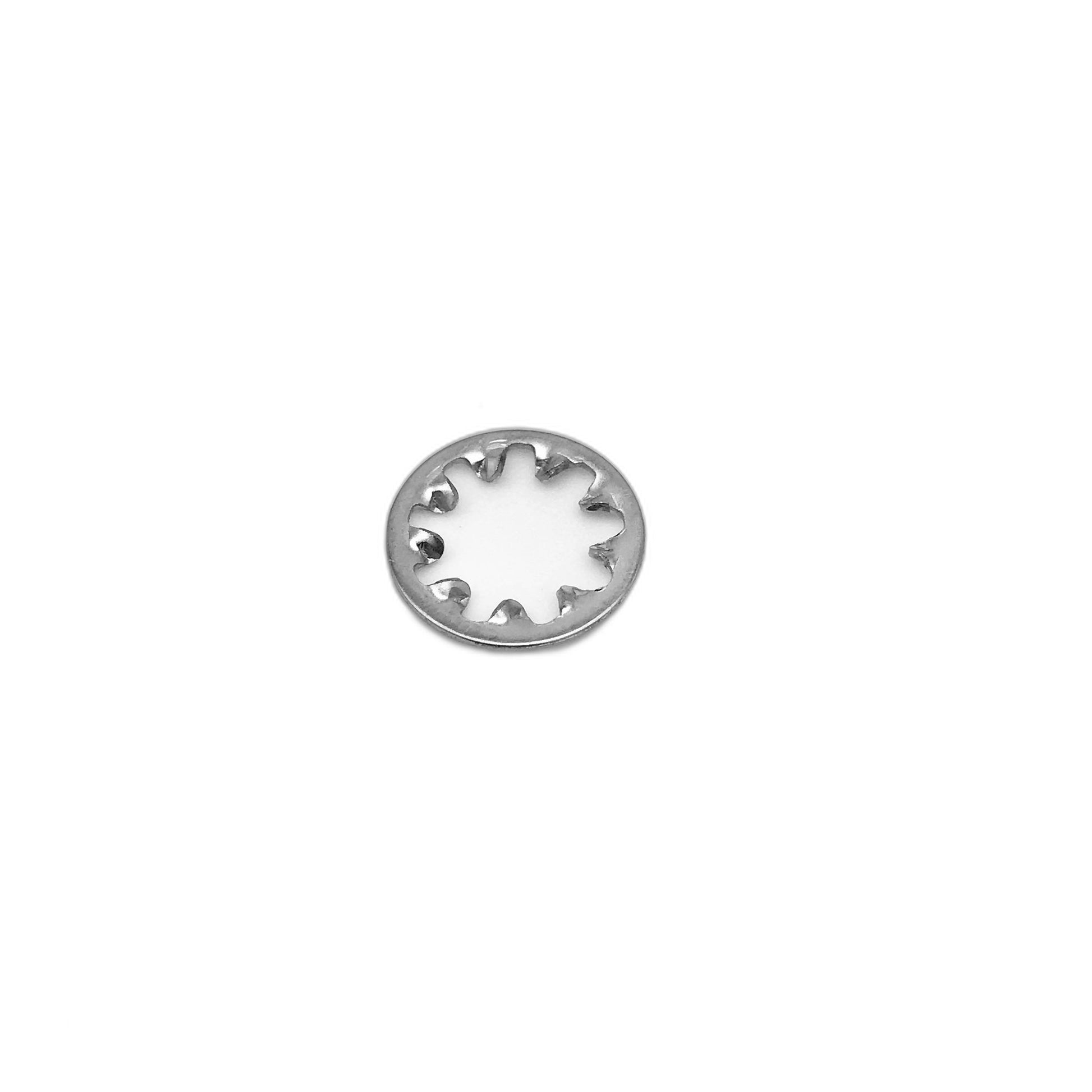 Stainless Steel Internal Tooth Lock Washer, 1/4 in.