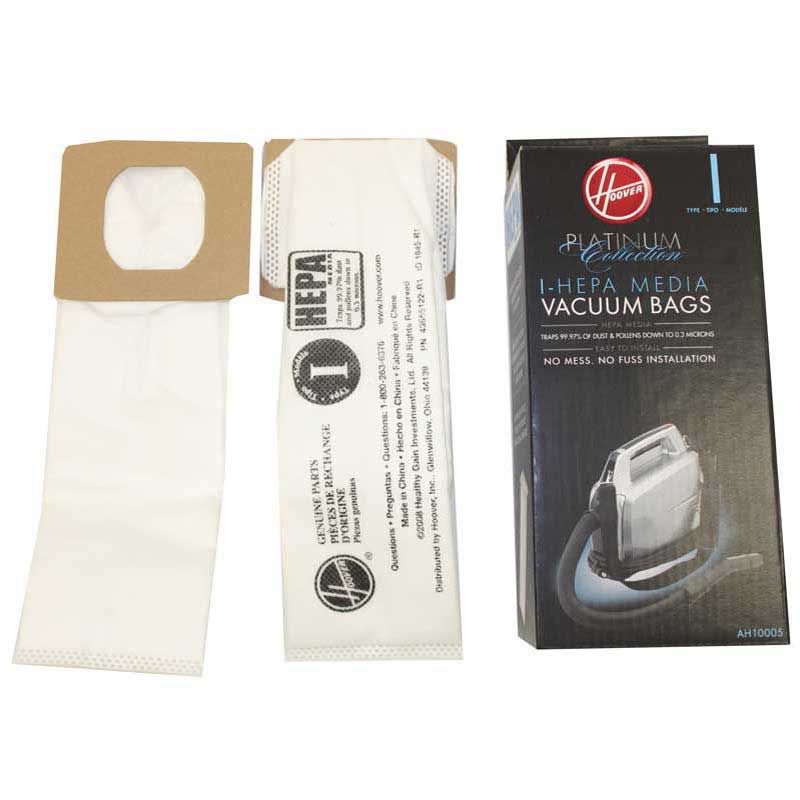 Hoover AH10005 Type I HEPA Bags, 2 Pack