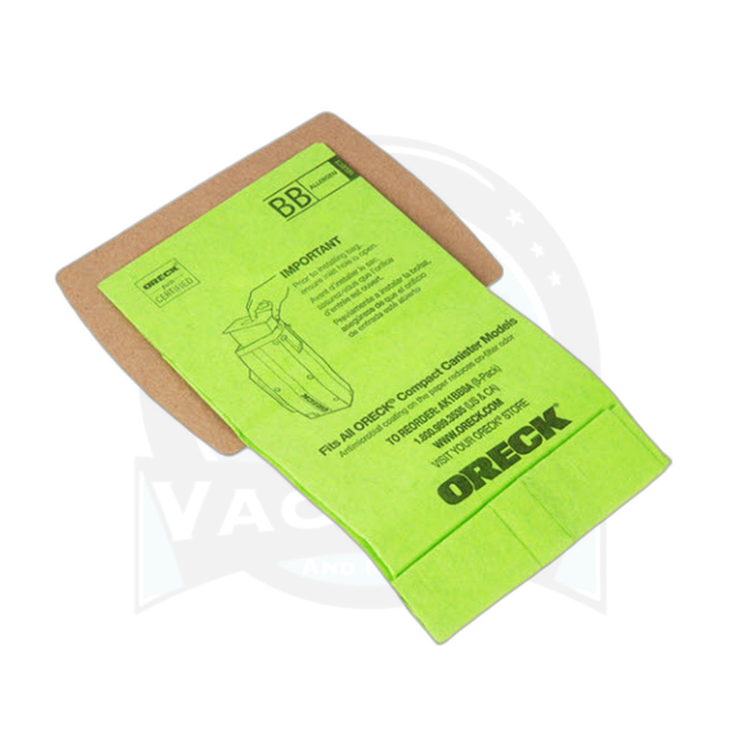Oreck Buster B Original Paper Vacuum Bags (8-Pack)