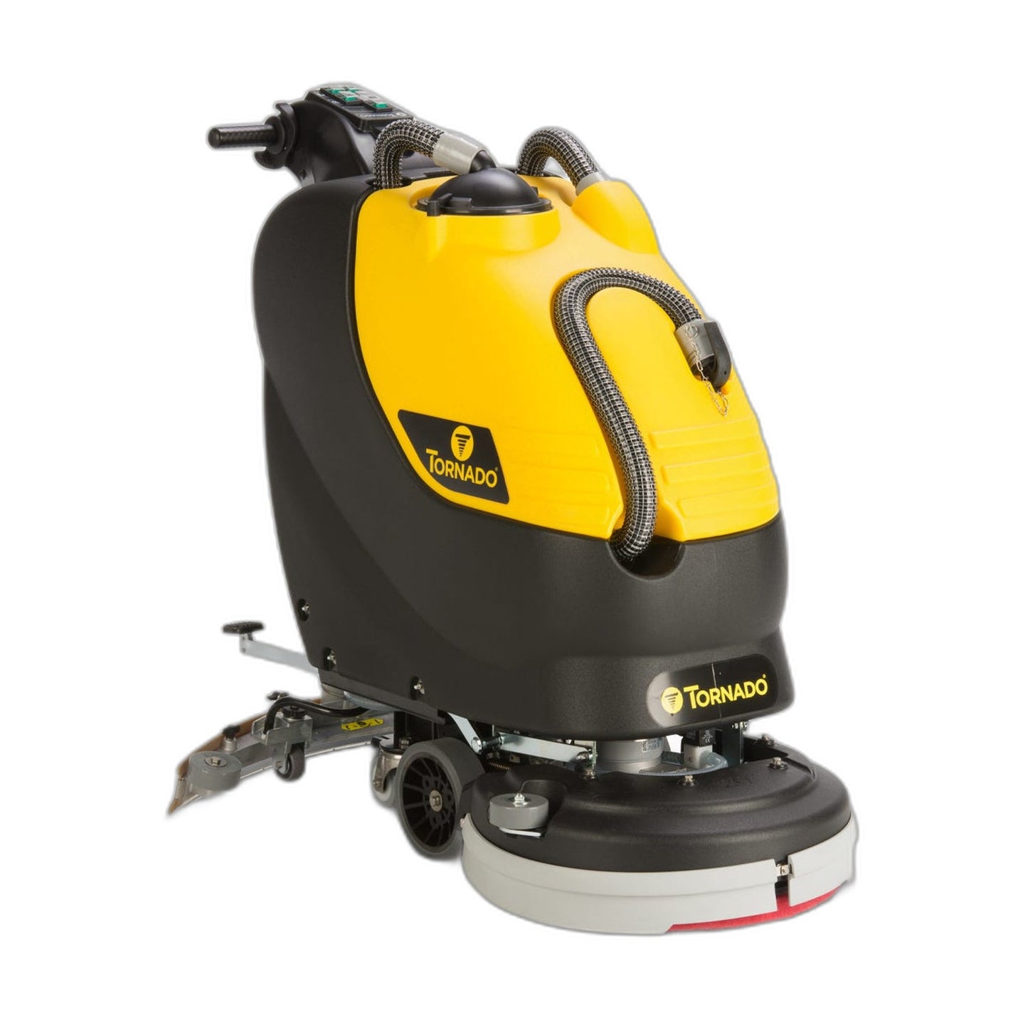 Tornado 20 in. Brush-Assist Disk Scrubber with Lead Acid Batteries