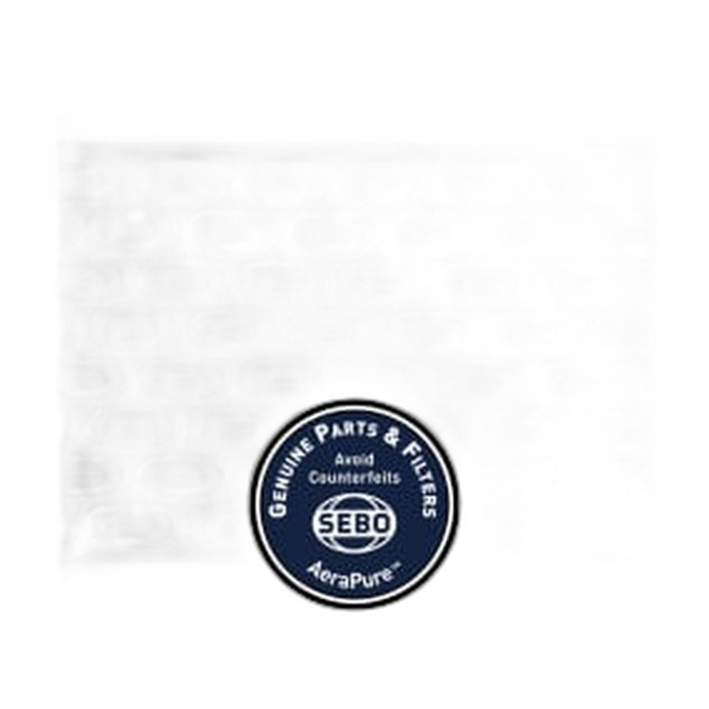 SEBO Textile Exhaust Microfilter for FELIX Premium — White and Gray Ovals