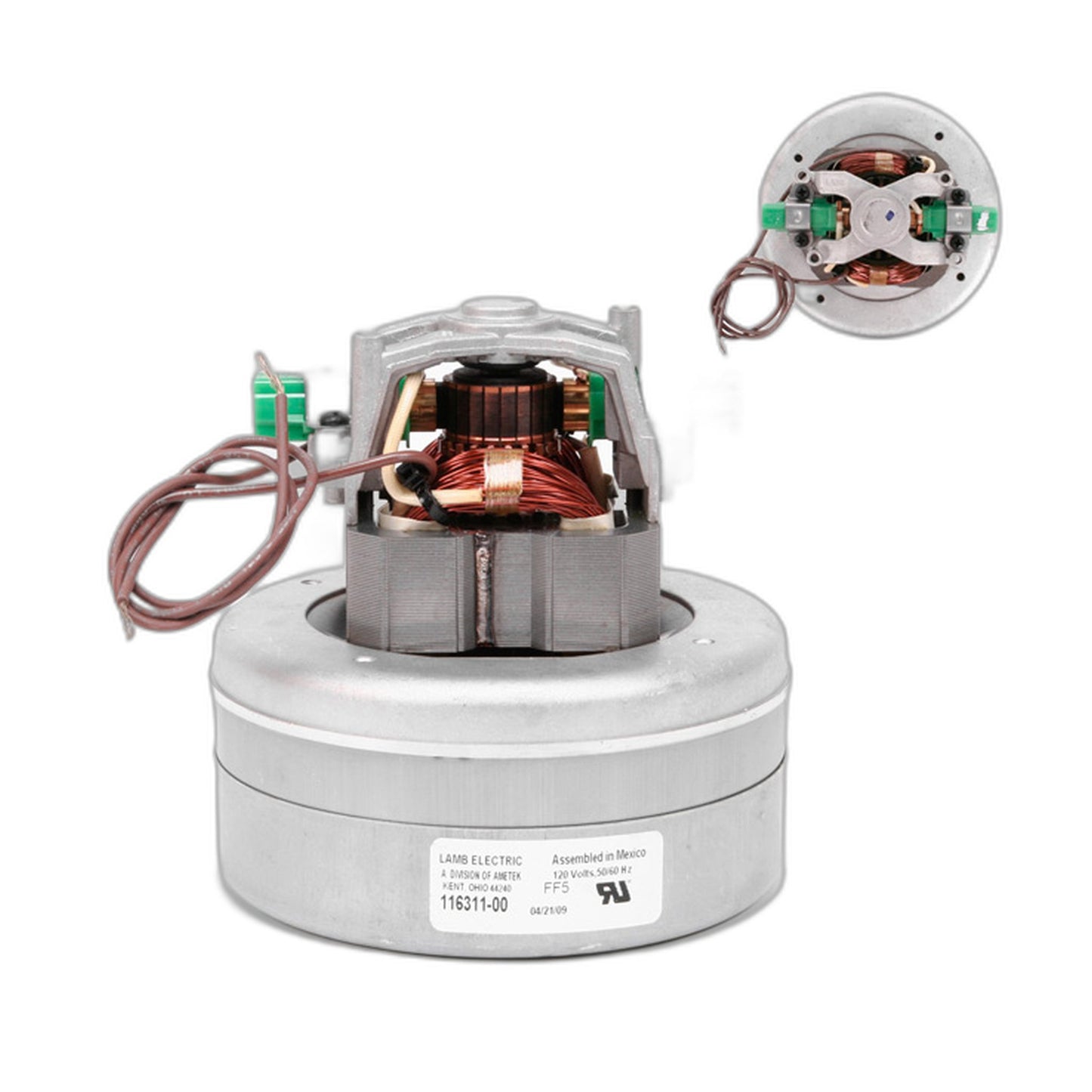 Lamb Ametek 116311 Central Vacuum Motor (Replaces 117556, 117110, 116883, 116457)