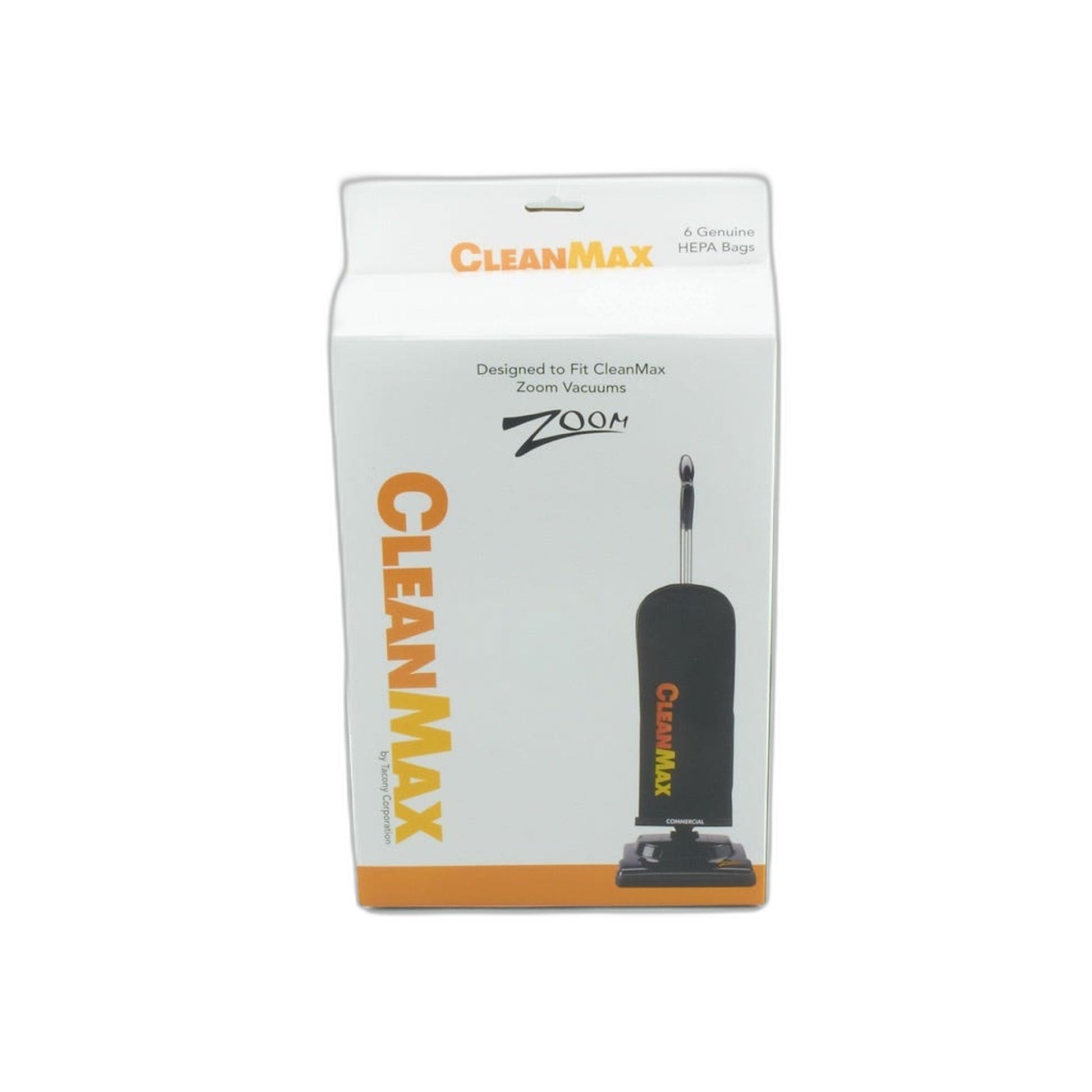 Genuine CleanMax Zoom HEPA Media Vacuum Bags, 6-Pack
