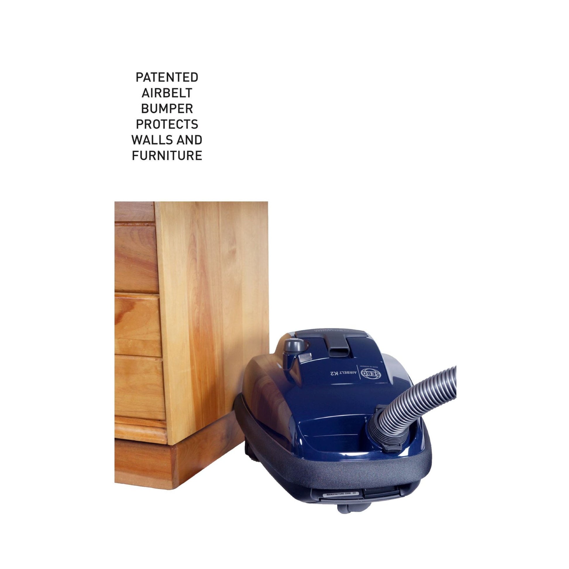 SEBO AIRBELT K3 Premium Canister Vacuum with ET-1 Power Head — Mint
