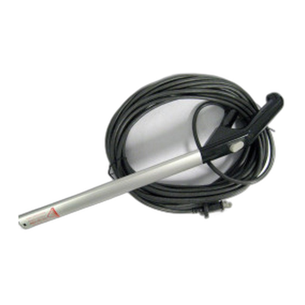 SEBO Handle Assembly with Tube, Cord and Switch for the White AUTOMATIC X1 and X2 — Dark Gray / White