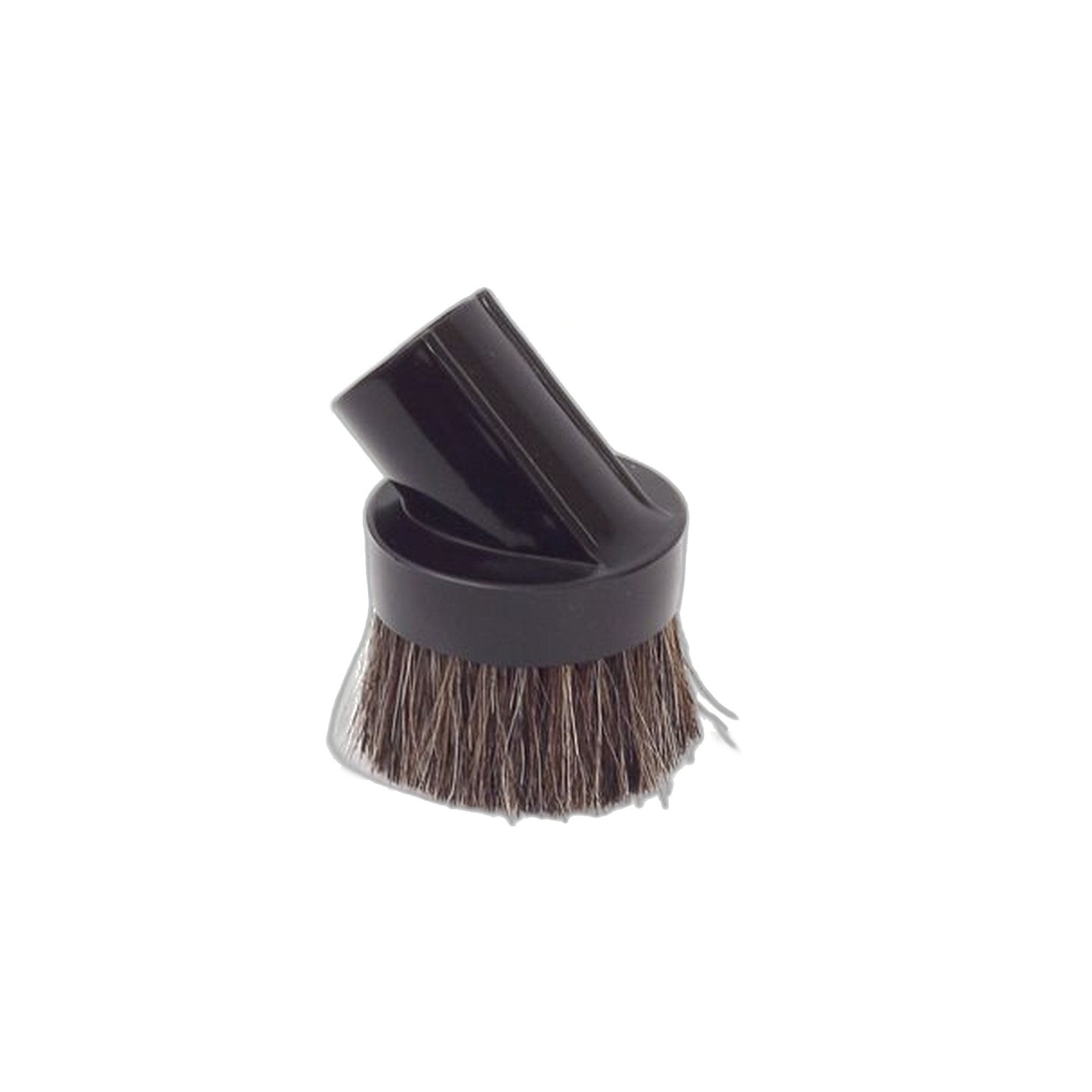 Fitall Round Horsehair Dusting Brush, Black Vacuum Attachment