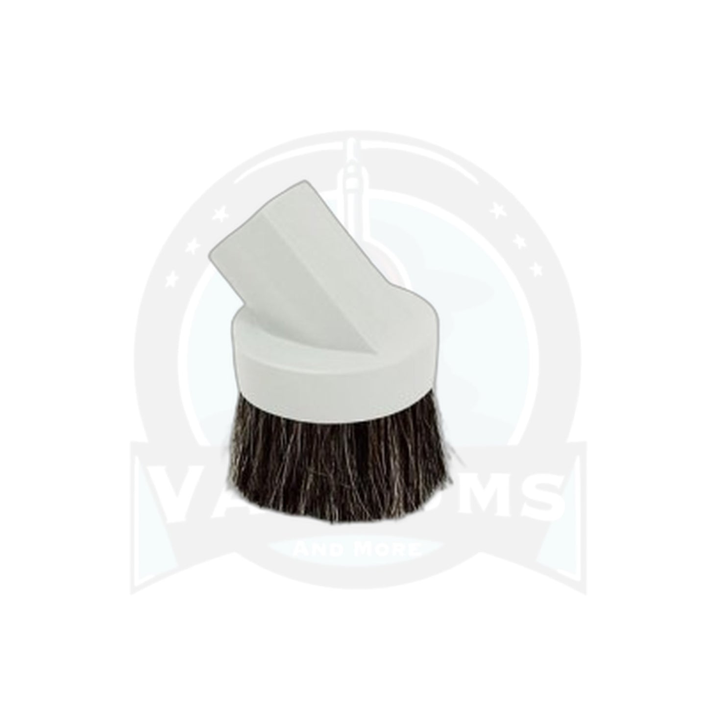 Fitall Round Horsehair Dusting Brush, Light Grey (10355 Kit Part)