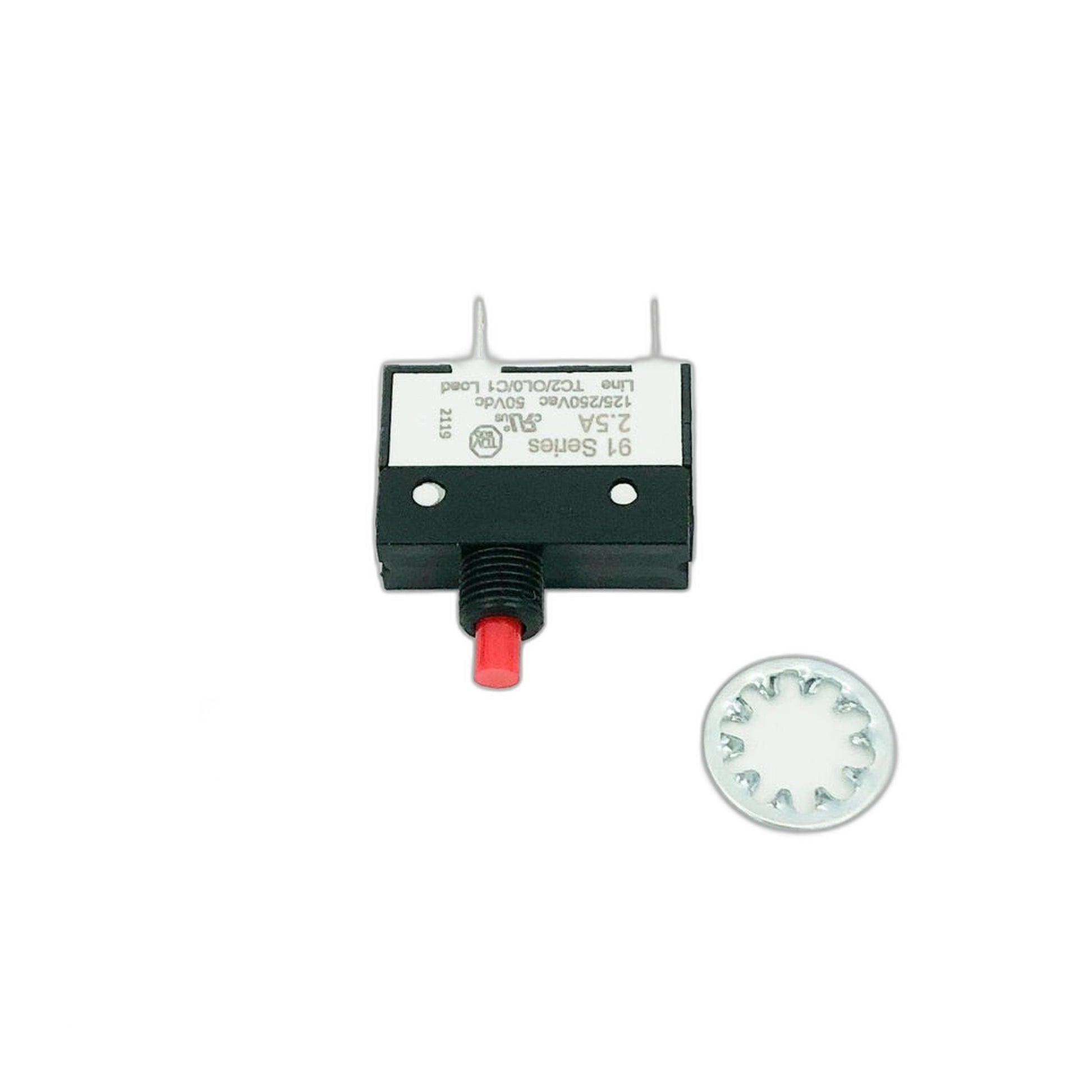 Riccar 2.5 Amp Circuit Breaker Assembly for .4 and Newer Power Nozzles