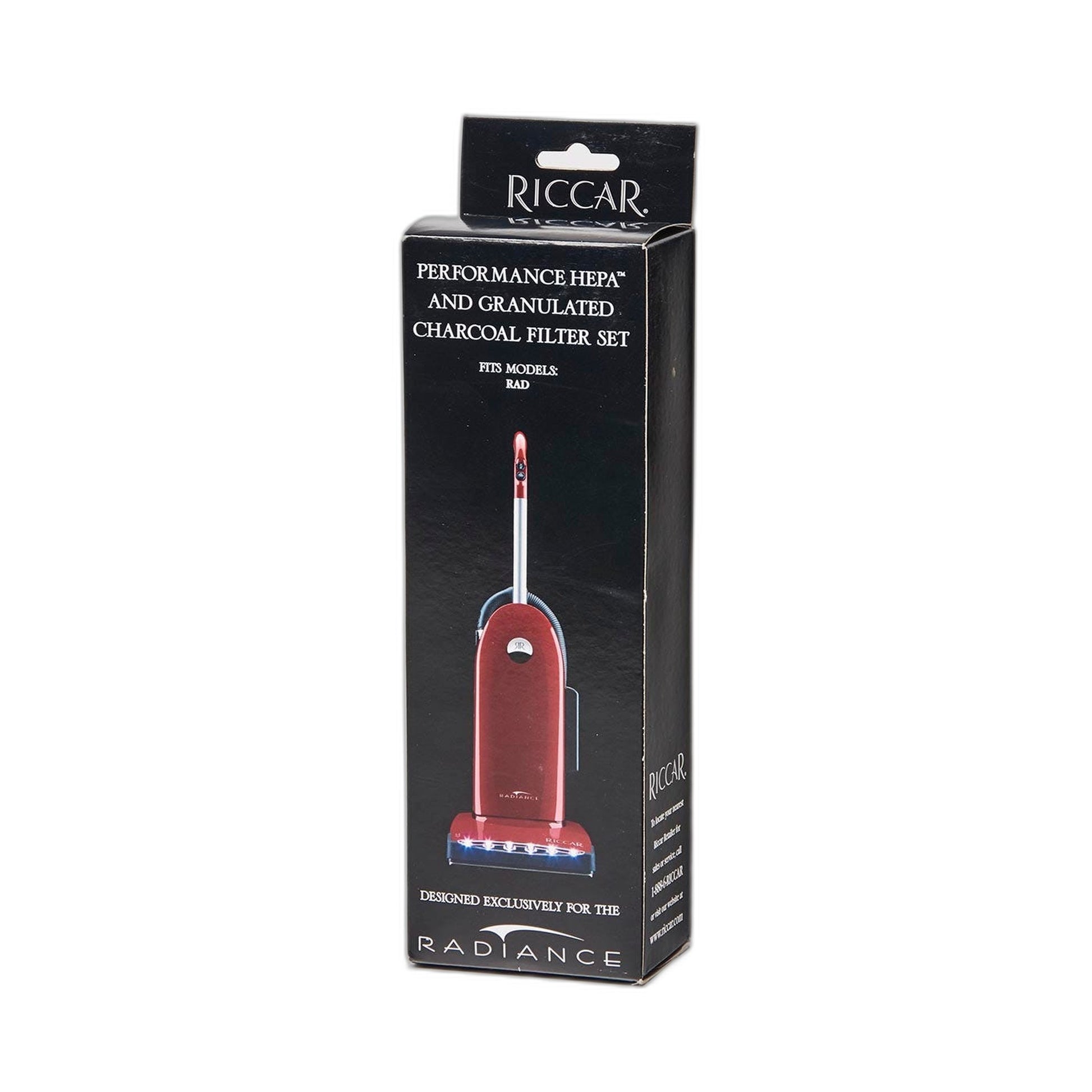 Riccar Radiance Performance HEPA Media and Granulated Charcoal Filter Set