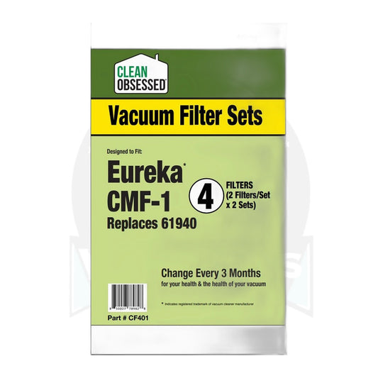 Eureka CMF-1 Filter Sets, Replaces #61740 (2 Sets/Pkg)
