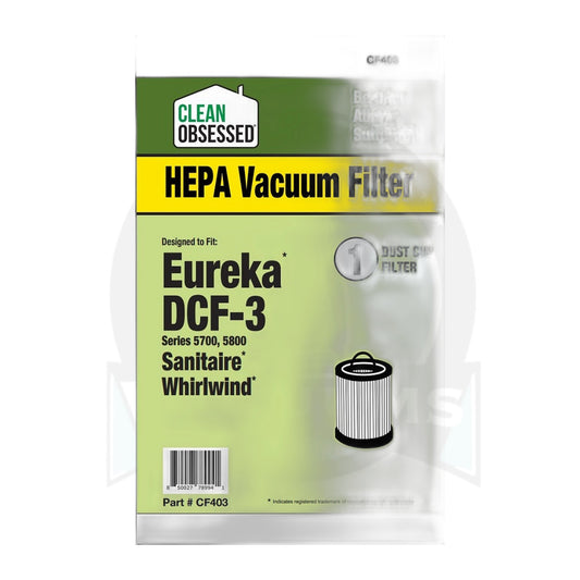Eureka DCF-3 Dirt Cup HEPA Filter for 5700 / 5800 (Replacement)
