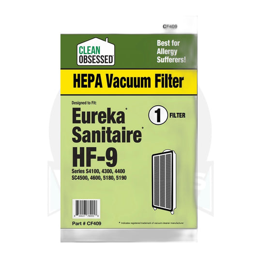 Eureka HF-9 HEPA Filter for Victory & Whirlwind Uprights