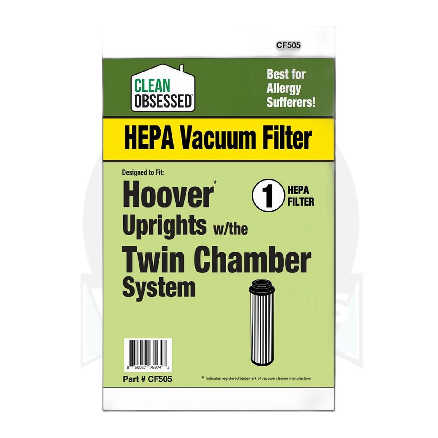 Hoover WindTunnel Bagless Twin Chamber HEPA Filter Replacement