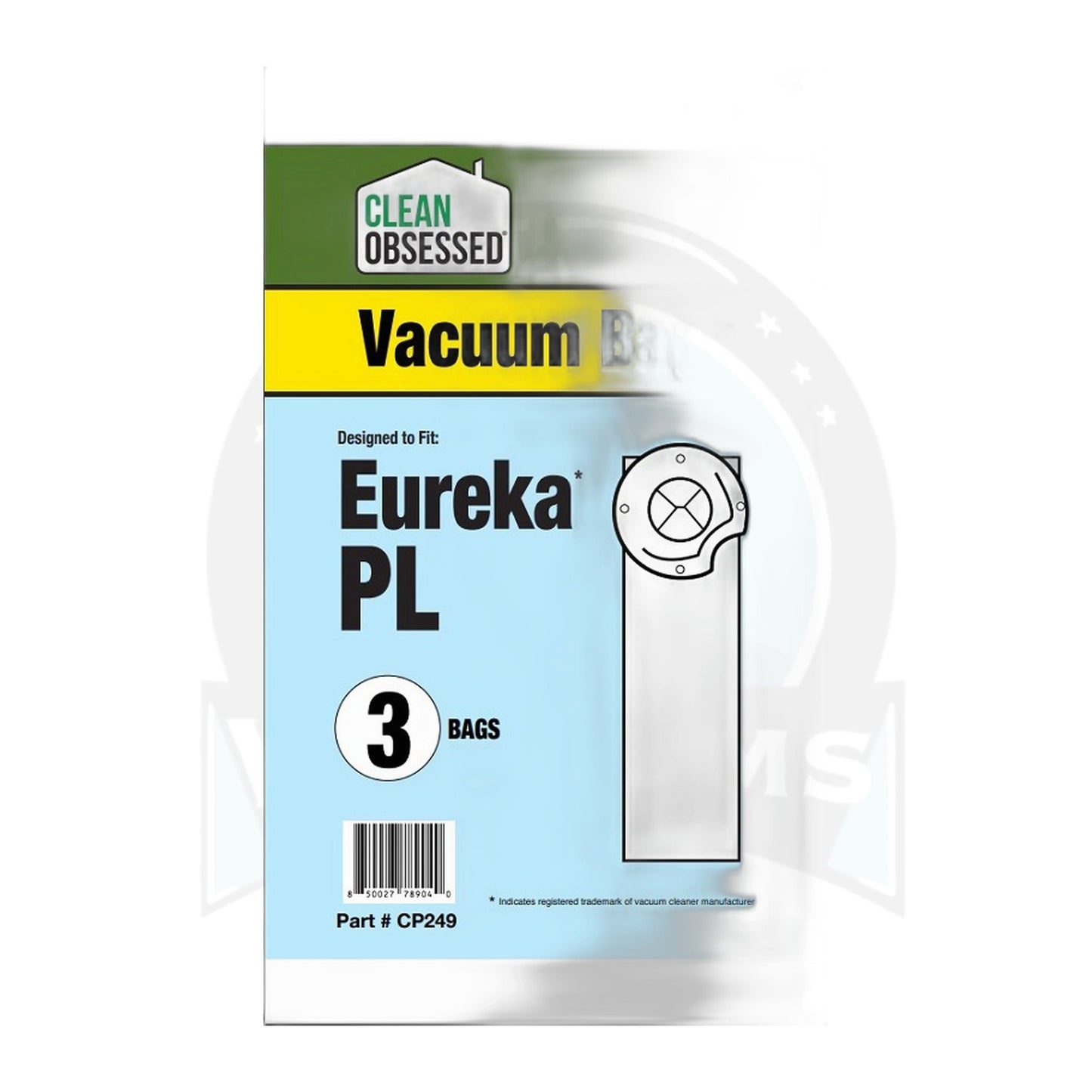 Clean Obsessed Eureka Type PL Micro Paper Vacuum Bags, 3-Pack