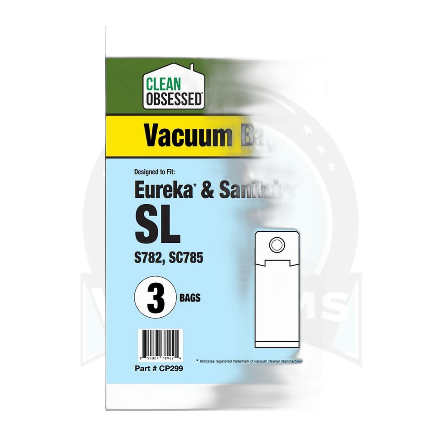 Clean Obsessed Eureka Type SL Micro Paper Vacuum Bags, 3-Pack