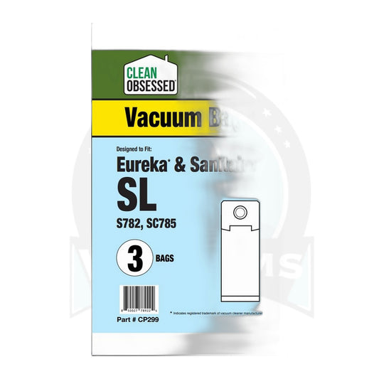 Clean Obsessed Eureka Type SL Micro Paper Vacuum Bags, 3-Pack