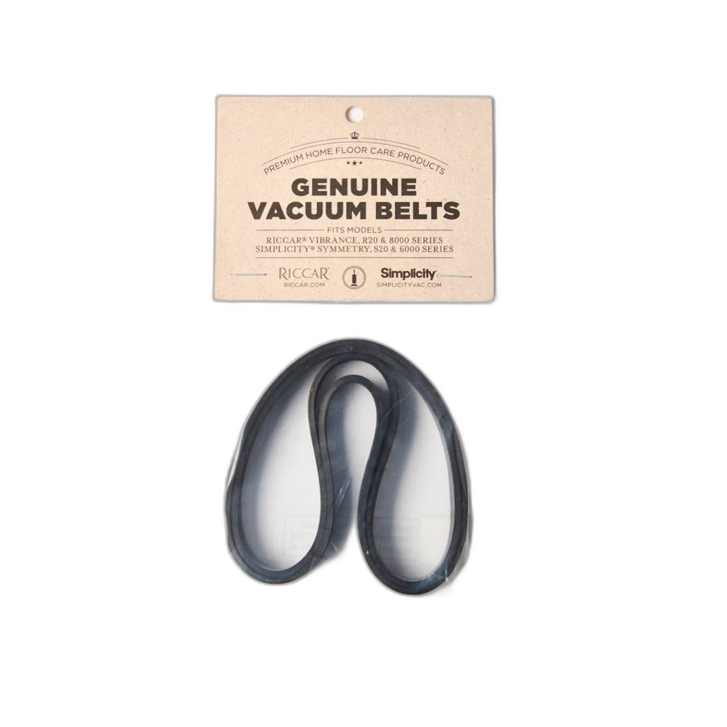 Riccar Vibrance and Simplicity Symmetry 20 Series Flat Belt, 2-Pack