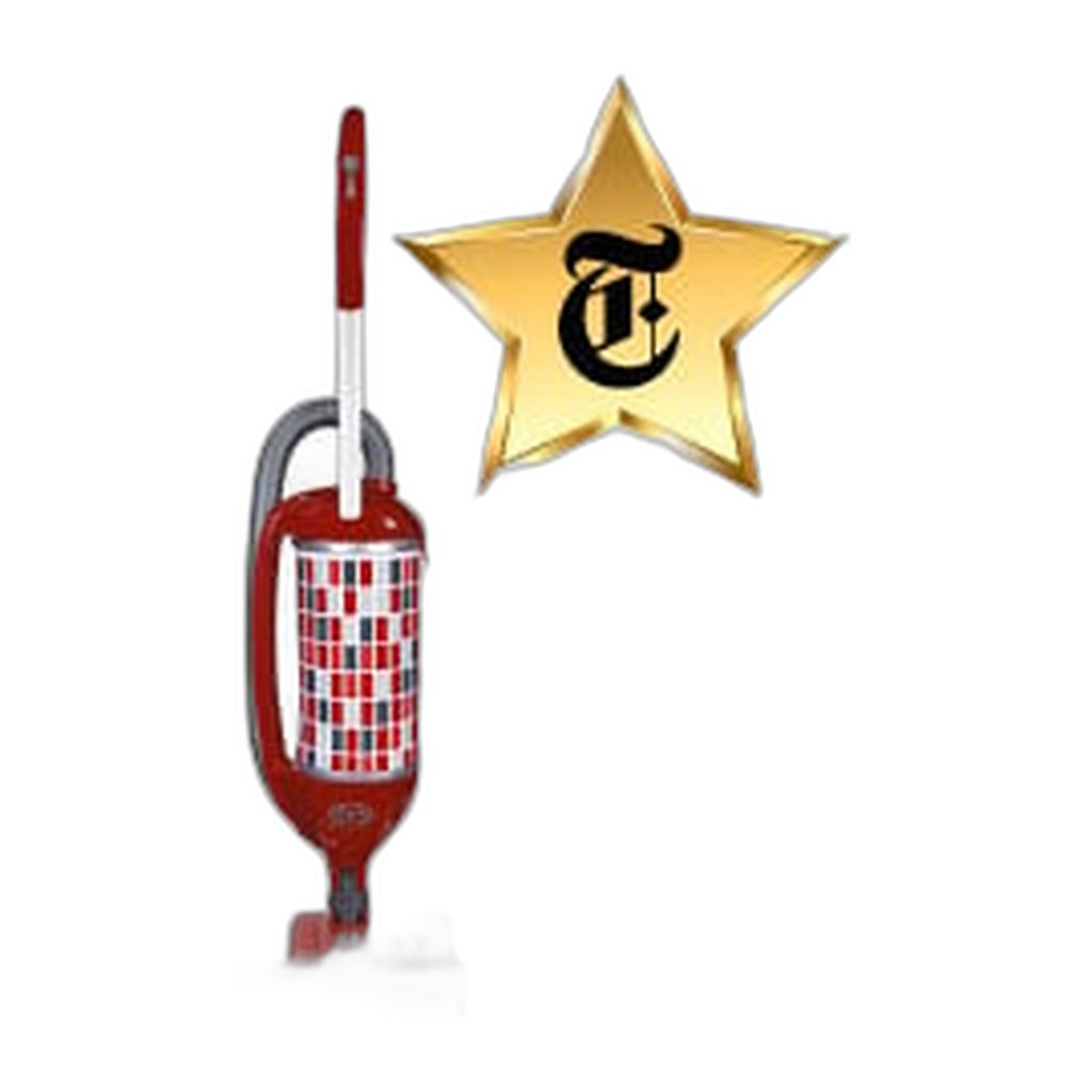 SEBO FELIX Premium Upright Vacuum with ET-1 Power Head and Parquet Brush, Rosso Red