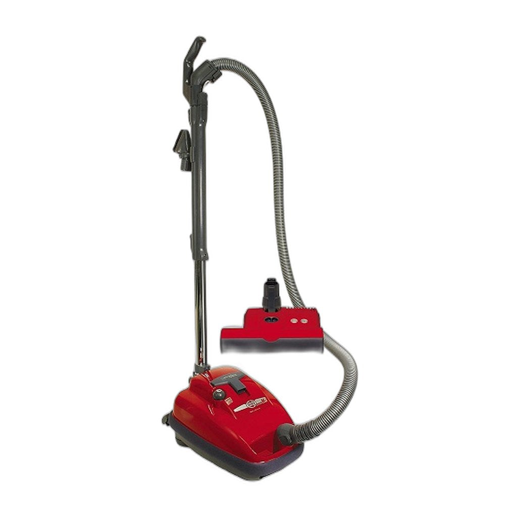 SEBO AIRBELT K3 Premium Canister Vacuum with ET-1 Power Head and Parquet Brush (Red)