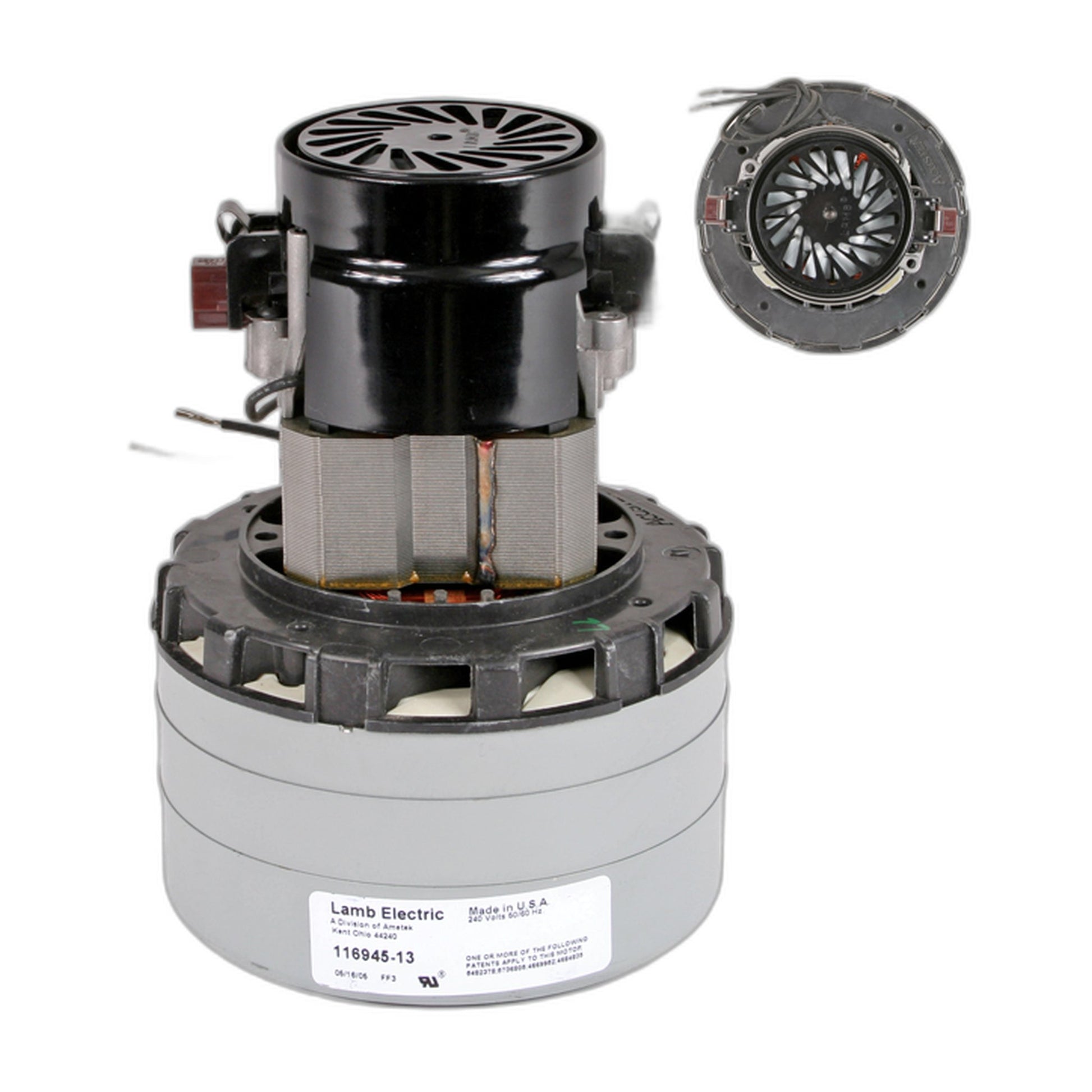 Lamb Ametek 116945 Central Vacuum Motor (240 Volt)