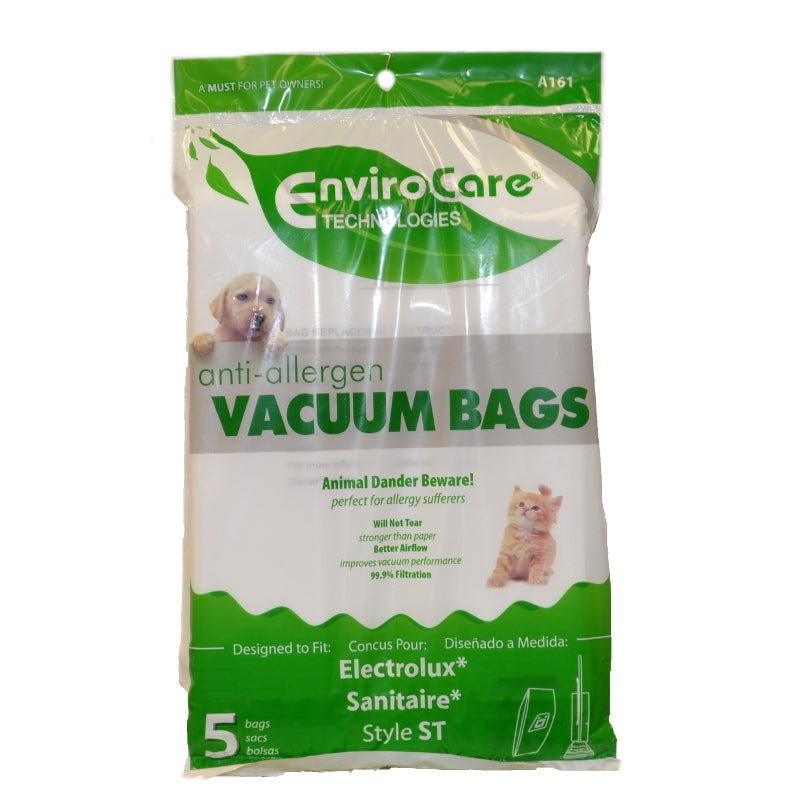 EnviroCare A161 Sanitaire ST Synthetic Bags, 5-Pack