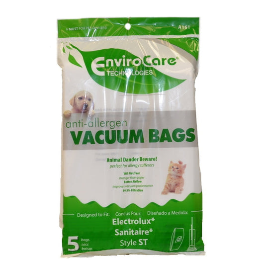 EnviroCare A161 Sanitaire ST Synthetic Bags, 5-Pack