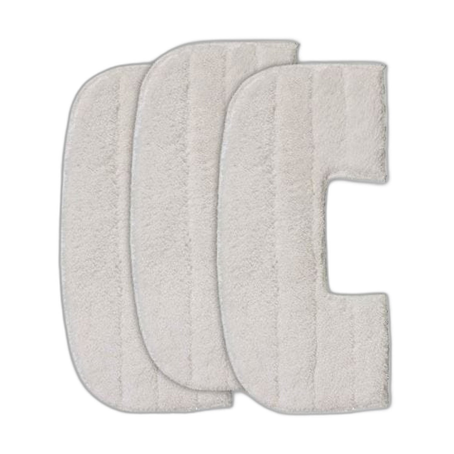 Simplicity White Microfiber Floor Polishing Pads for Vac+Shine Rug/Floor Tool, 3-Pack