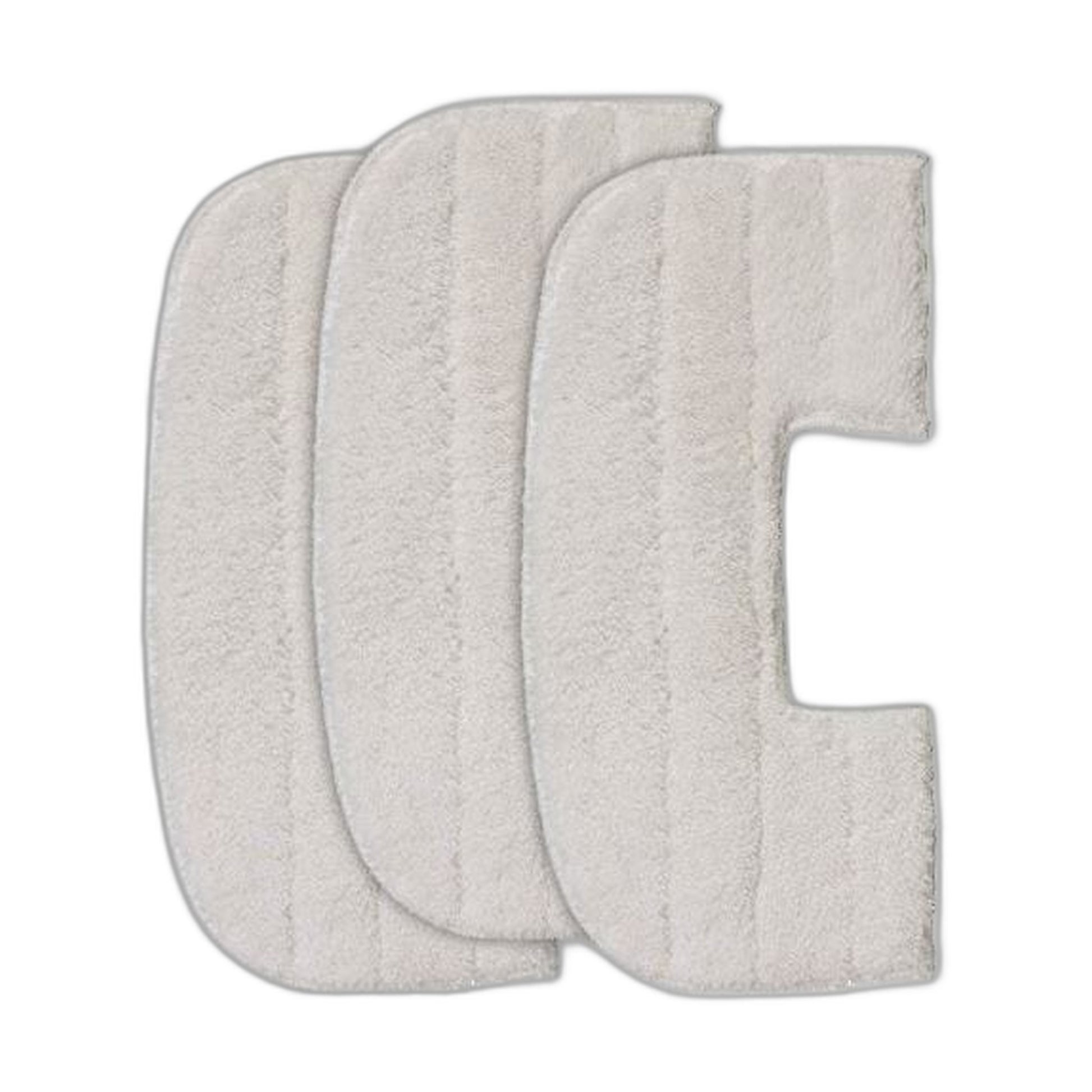 Simplicity White Microfiber Floor Polishing Pads for Vac+Shine Rug/Floor Tool, 3-Pack