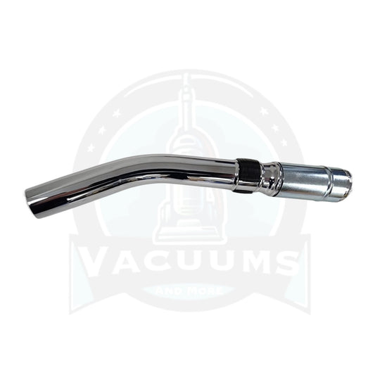 1-1/4" Metal Curved Wand End, Black, with 1-1/2" Swivel Hose End