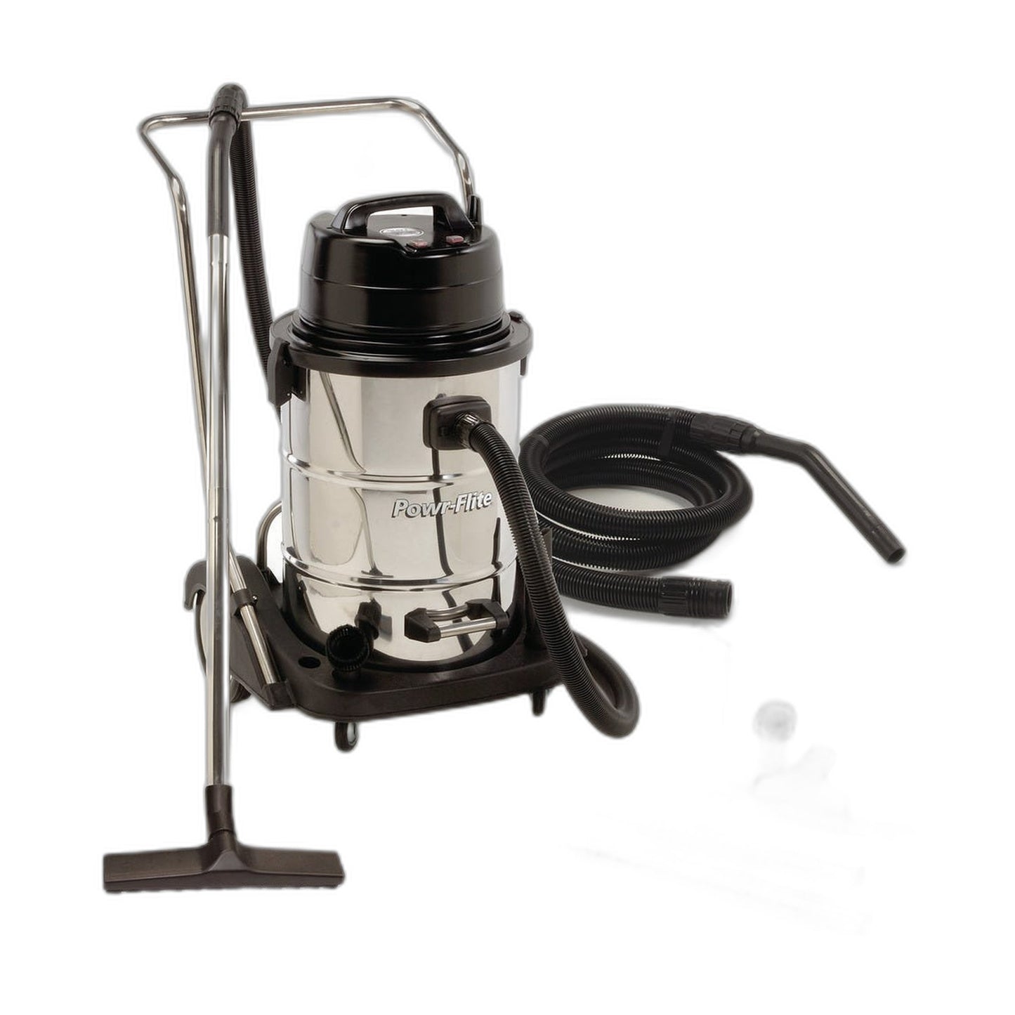 Powr-Flite 20-Gallon Dual-Motor Stainless Steel Wet/Dry Vacuum