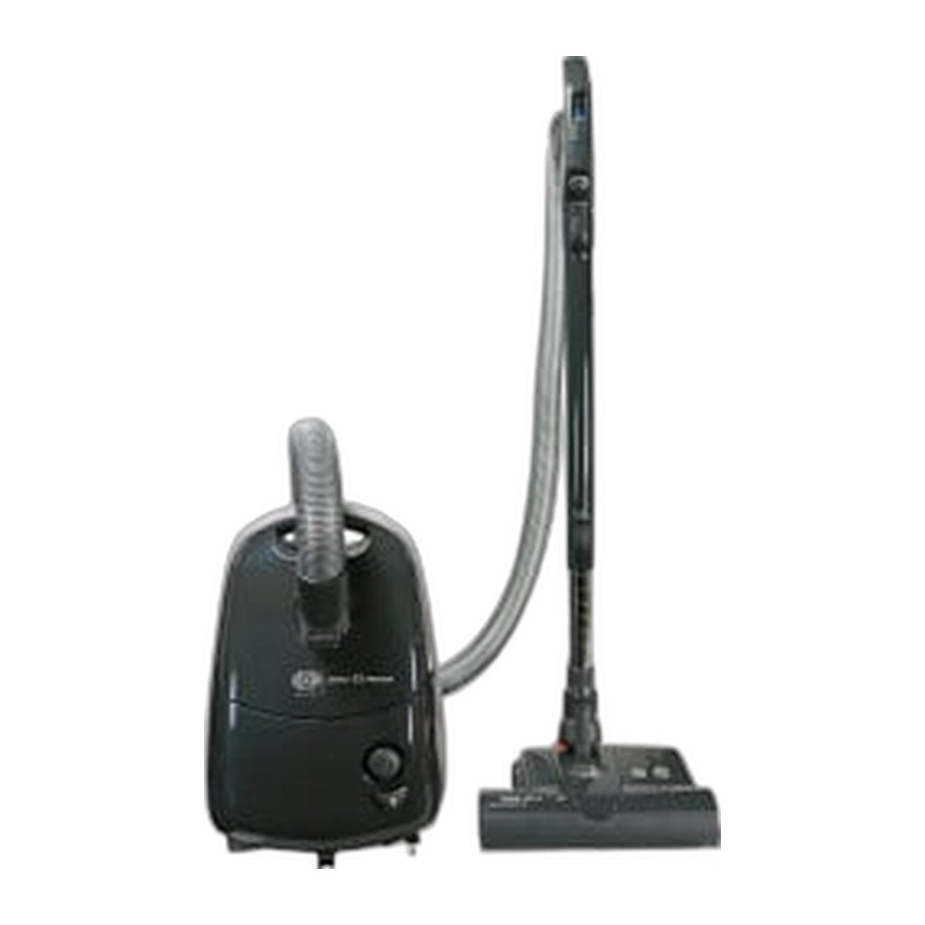 SEBO AIRBELT E3 Premium Canister Vacuum with ET-1 Power Head and Parquet Brush (Graphite)