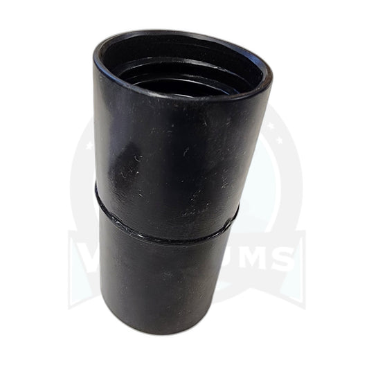 1-1/4" Hose Cuff with Connector End, Black - Central Vacuum