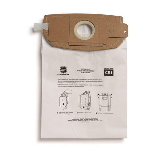 Hoover CB1 Standard Vacuum Bags, 10-Pack (AH10173)
