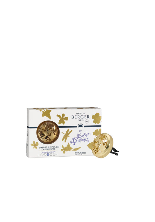Maison Berger Lolita Lempicka Matte Gold Car Diffuser Kit
