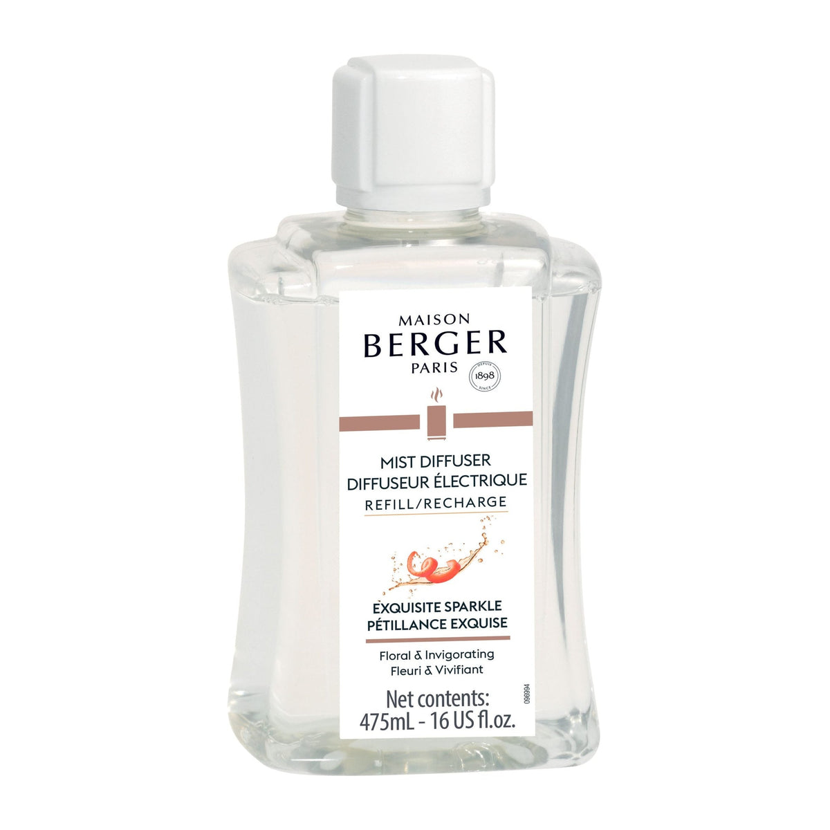 Maison Berger Exquisite Sparkle Mist Diffuser Refill – 475 mL