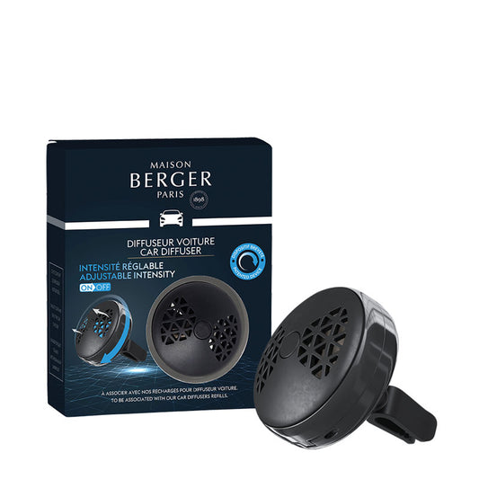 Maison Berger Smart On/Off Car Diffuser Clip – Black, No Fragrance