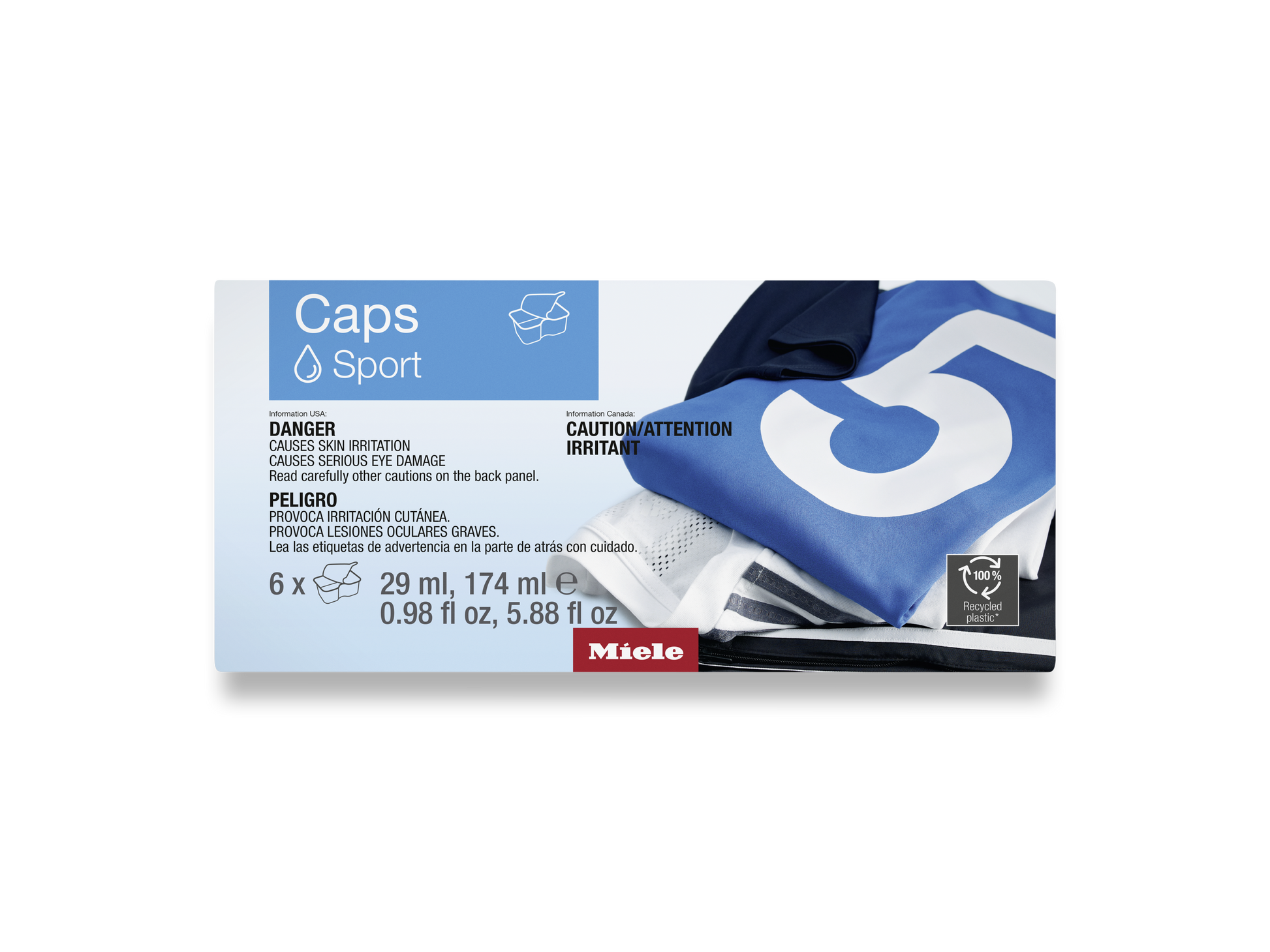 Miele Sport CapDosing Detergent Capsules – 6 Pack