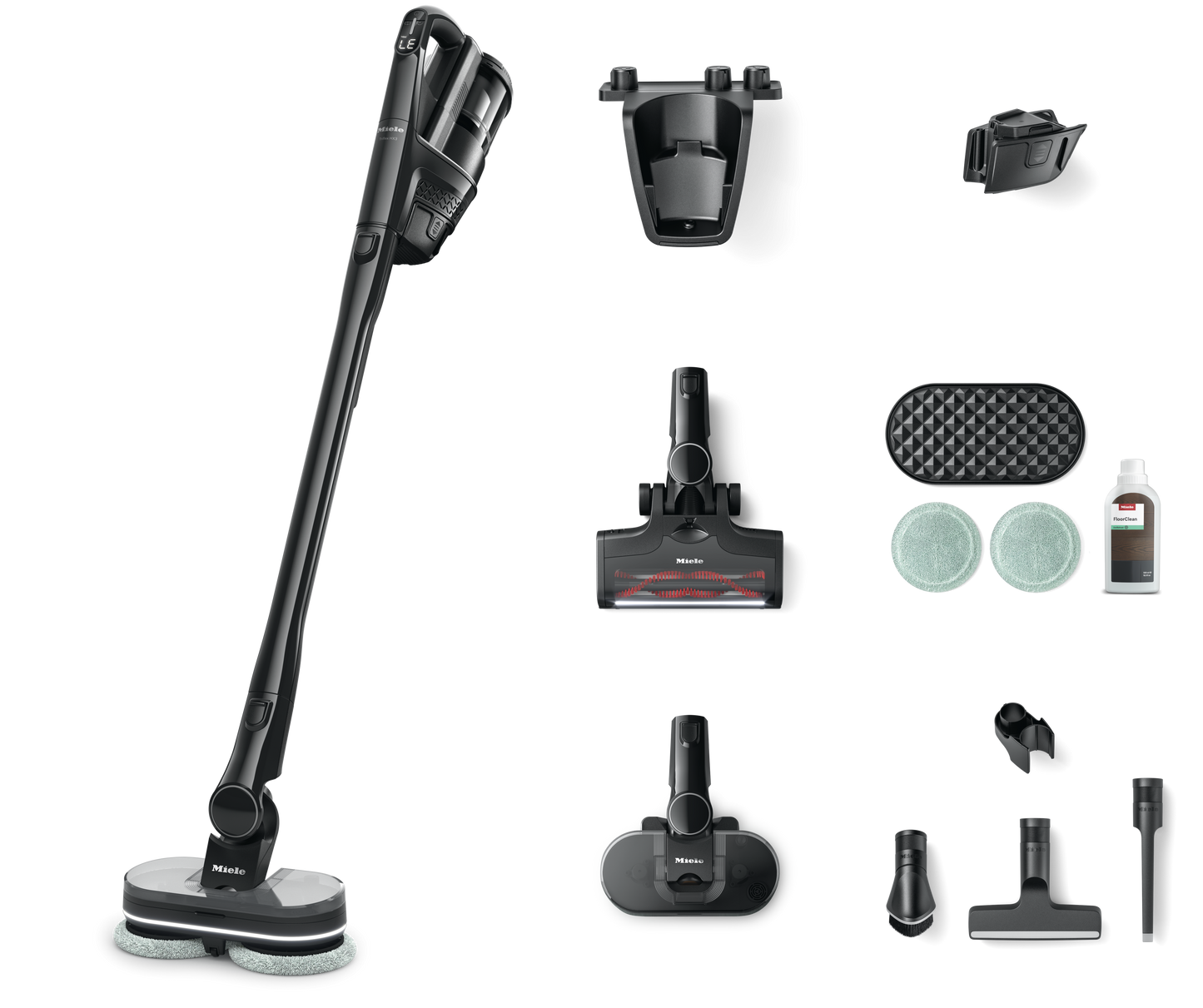 Miele Triflex HX3 Aqua Cordless Vacuum & Mop – Obsidian Black