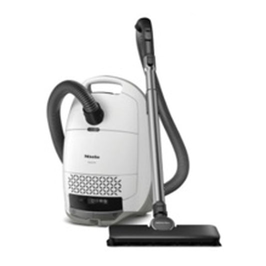 Miele Guard M1 AllFloor 13138420 Brilliant White canister vacuum with hose, wand and AllFloor brush