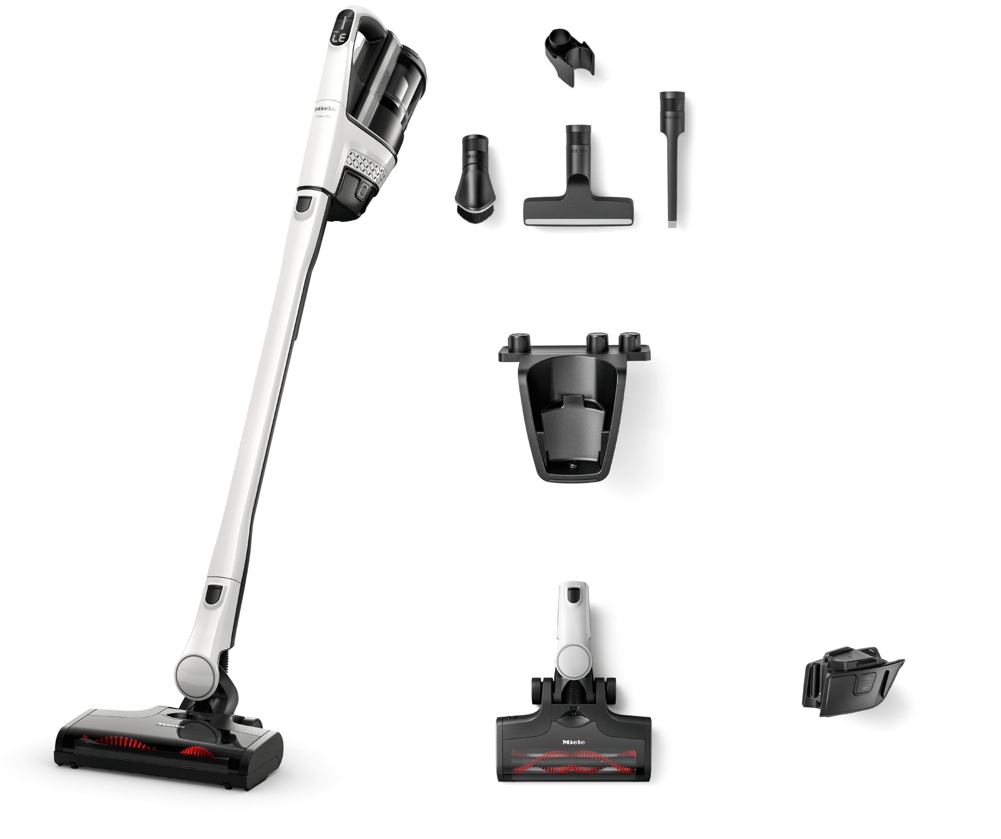 Miele Triflex HX3 cordless vacuum in Brilliant White, model 12878460