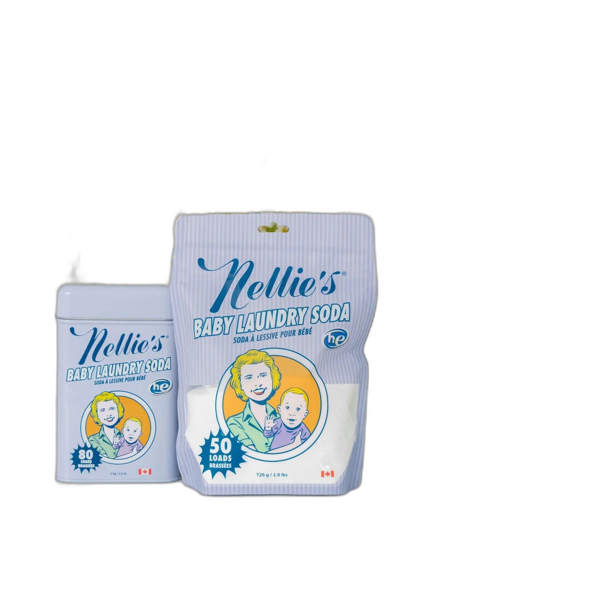 Nellie's Baby Laundry Soda Pouch, 50 Loads