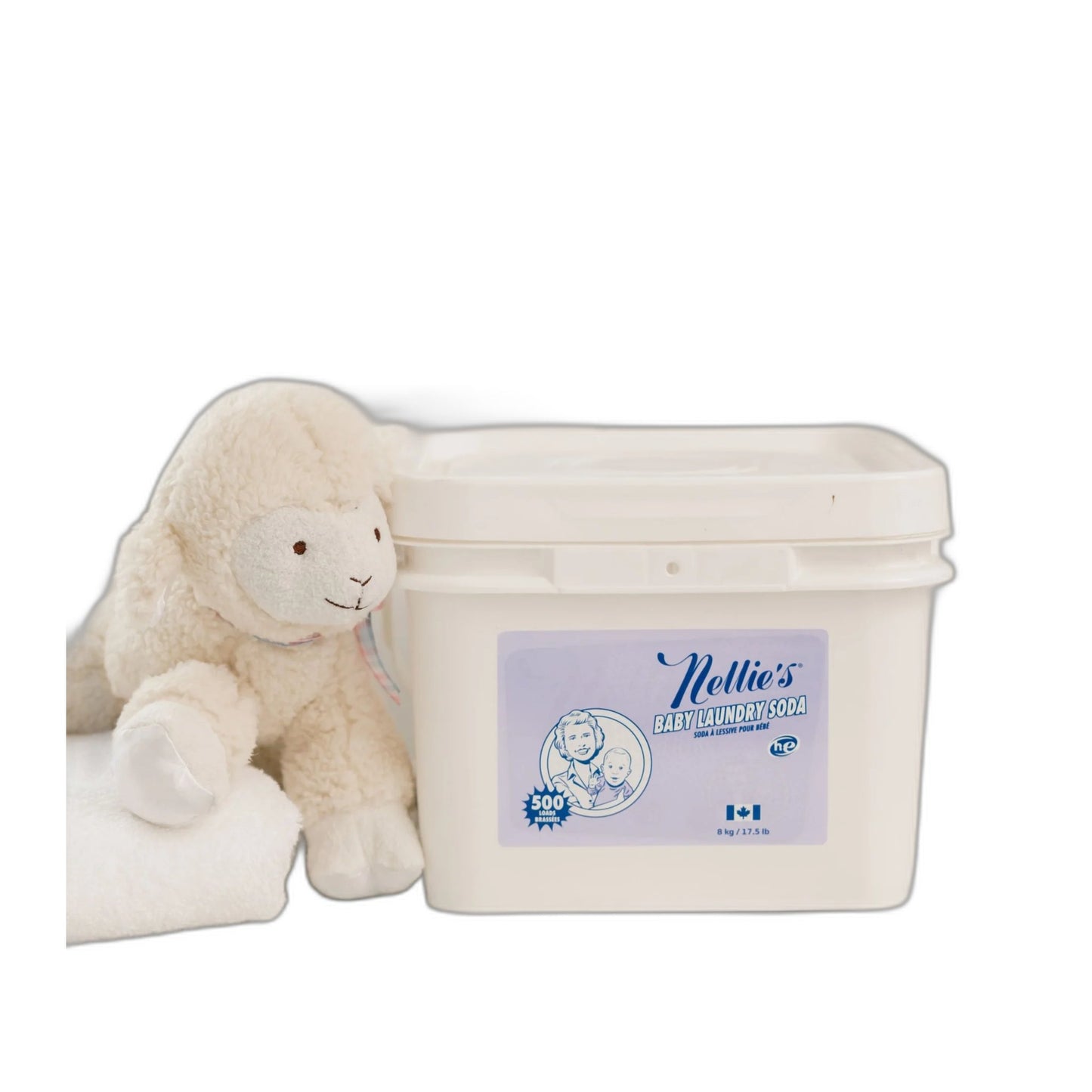 Nellie's Baby Laundry Soda Tin, 80 Loads