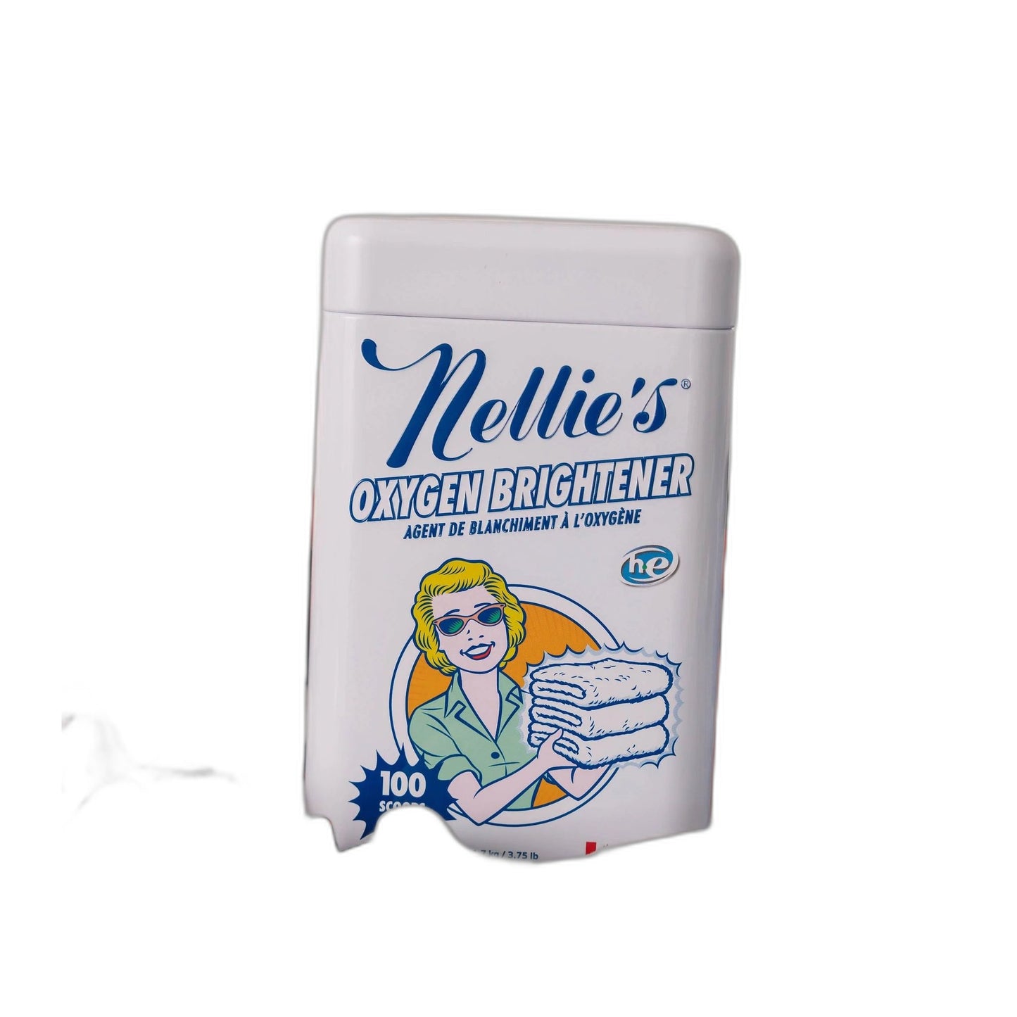 Nellie's Oxygen Brightener Tin, 100 Scoops