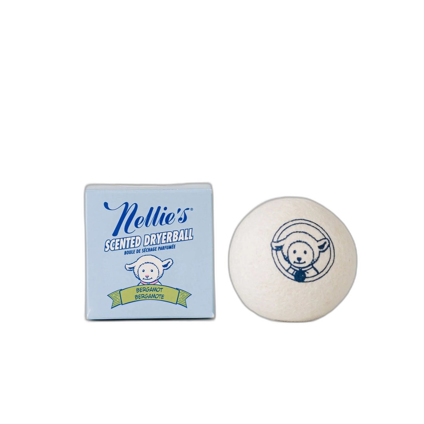 Nellie's Scented Wool Dryerball, Lavender