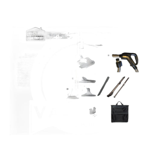 Clean Obsessed SEBO Central Vac Kit - 30' Direct-Connect Hose, 12" Black Powerhead