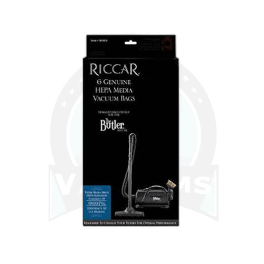 Riccar ROH-6 Type O HEPA Paper Bags for Butler, 6-Pack